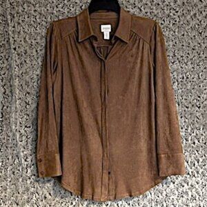 EUC Chico's Ultrasuede Shirt